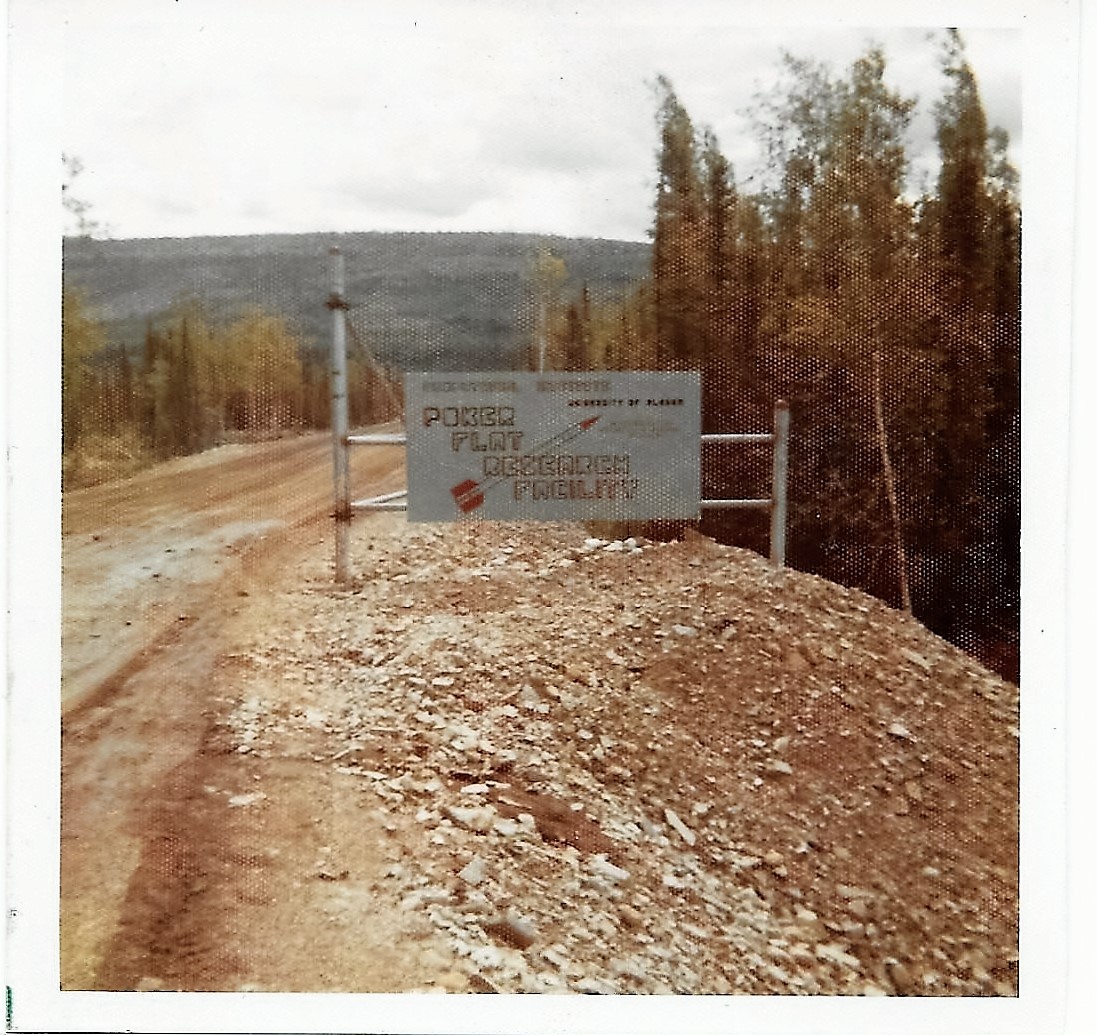 Poker Flat Entrance Sign circa 1973 (1) Poker Flat Entrance Sign